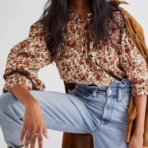 NWOT Free People Meant to Be Vintage Blouse
